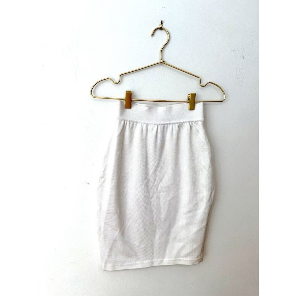 Vintage Andrea Jovine ladies small White Bodycon Skirt